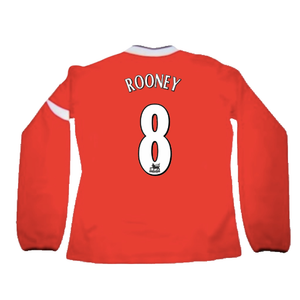 Manchester United 2004-06 Home L/S Shirt (XL) (Very Good) (Rooney 8)_1