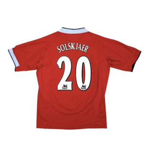 Manchester United 2004-06 Home Shirt (L) (Very Good) (SOLSKJAER 20)_1