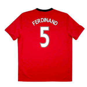 Manchester United 2009-10 Home Shirt (S) (Excellent) (FERDINAND 5)_1