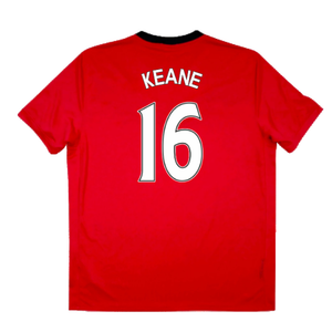 Manchester United 2009-10 Home Shirt (XL) (Very Good) (KEANE 16)_1