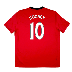 Manchester United 2009-10 Home Shirt (Very Good) (ROONEY 10)_1