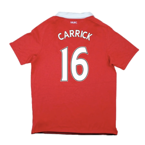 Manchester United 2010-11 Home Shirt (S) (Good) (Carrick 16)_1