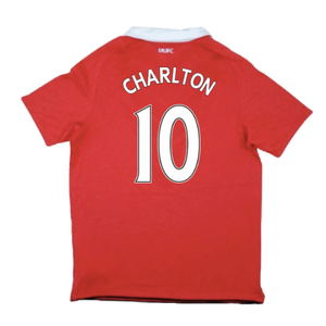 Manchester United 2010-11 Home Shirt (S) (Good) (Charlton 10)_1