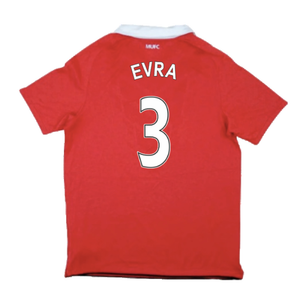 Manchester United 2010-11 Home Shirt (Very Good) (Evra 3)_1