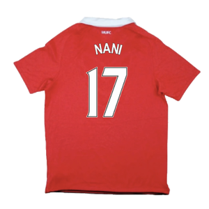 Manchester United 2010-11 Home Shirt (S) (Very Good) (Nani 17)_1