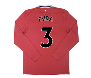 Manchester United 2011-12 Home Long Sleeve Shirt (M) Rooney #10 (Excellent) (Evra 3)_1