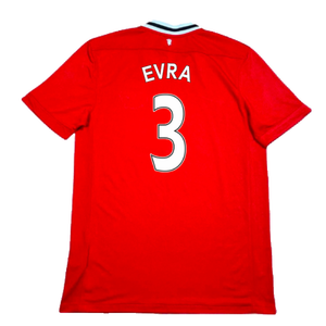 Manchester United 2011-12 Home Shirt (Very Good) (Evra 3)_1