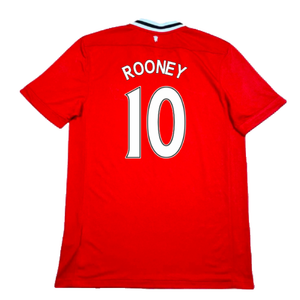 Manchester United 2011-12 Home Shirt (2XL) (Very Good) (Rooney 10)_1