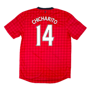 Manchester United 2012-13 Home Shirt (Good) (Chicharito 14)_1