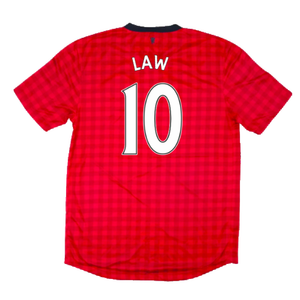 Manchester United 2012-13 Home Shirt (S) (Good) (Law 10)_1