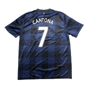 Manchester United 2013-14 Away Shirt (S) (Mint) (Cantona 7)_1