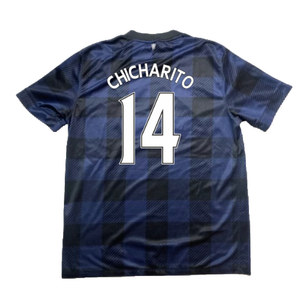 Manchester United 2013-14 Away Shirt (S) (Excellent) (Chicharito 14)_1