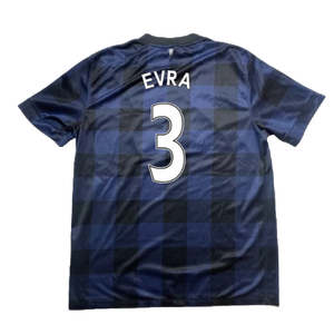 Manchester United 2013-14 Away Shirt (S) (Excellent) (Evra 3)_1