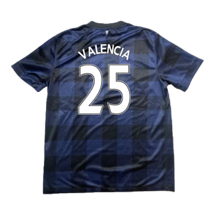 Manchester United 2013-14 Away Shirt (S) (Excellent) (Valencia 25)_1