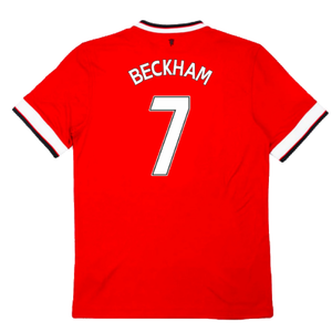 Manchester United 2014-15 Home Shirt (Good) (Beckham 7)_1