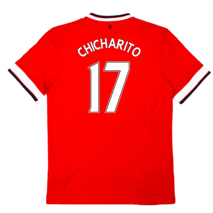 Manchester United 2014-15 Home (XL) (Excellent) (Chicharito 17)