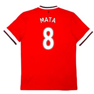 Manchester United 2014-15 Home Shirt (Very Good) (Mata 8)_1