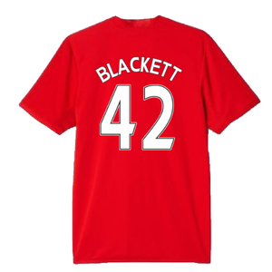 Manchester United 2015-16 Home Shirt (S) (Blackett 42) (Very Good)_1