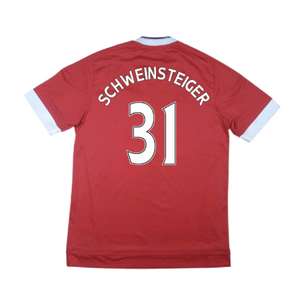 Manchester United 2015-16 Home Shirt ((Excellent) M) (Schweinsteiger 31)_2