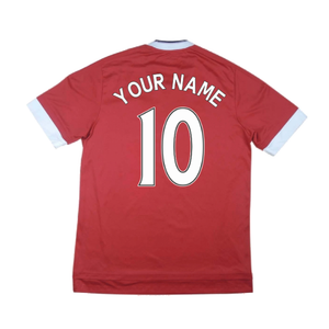 Manchester United 2015-16 Home Shirt ((Excellent) M) (Your Name)_2