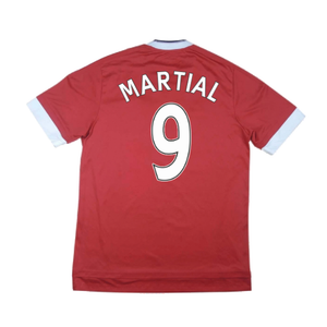 Manchester United 2015-16 Home Shirt ((Good) S) (Martial 9)_2