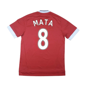 Manchester United 2015-16 Home Shirt ((Good) XS) (Mata 8)_2