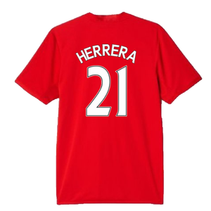 Manchester United 2015-16 Home Shirt (Mint) (Herrera 21)_1