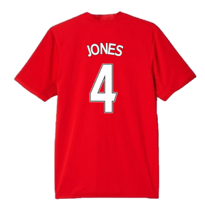 Manchester United 2015-16 Home Shirt (S) (Jones 4) (Good)_1