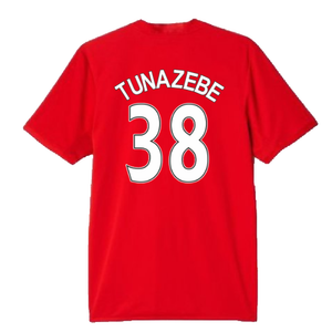 Manchester United 2015-16 Home Shirt (S) (Tunazebe 38) (Good)_1