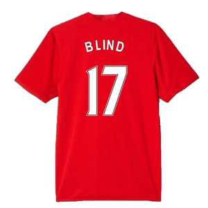 Manchester United 2016-17 Home Shirt (L) (Blind 17) (Good)_1