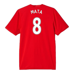 Manchester United 2016-17 Home Shirt (M) (Excellent) (Mata 8)_1