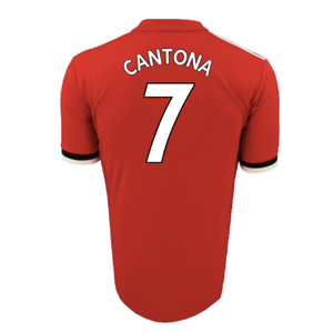 Manchester United 2017-18 Home Shirt (XLB) (Very Good) (Cantona 7)_1