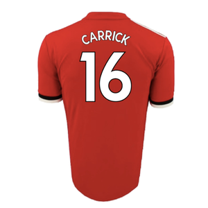 Manchester United 2017-18 Home Shirt (XLB) (Very Good) (Carrick 16)_1