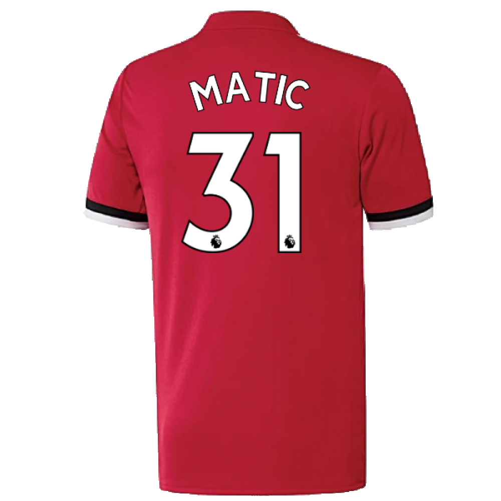 Manchester United 2017-18 Home Shirt ((Excellent) L) (Matic 31)_2