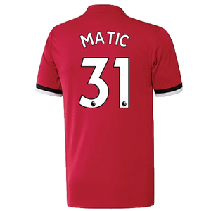 Manchester United 2017-18 Home Shirt ((Excellent) S) (Matic 31)_2