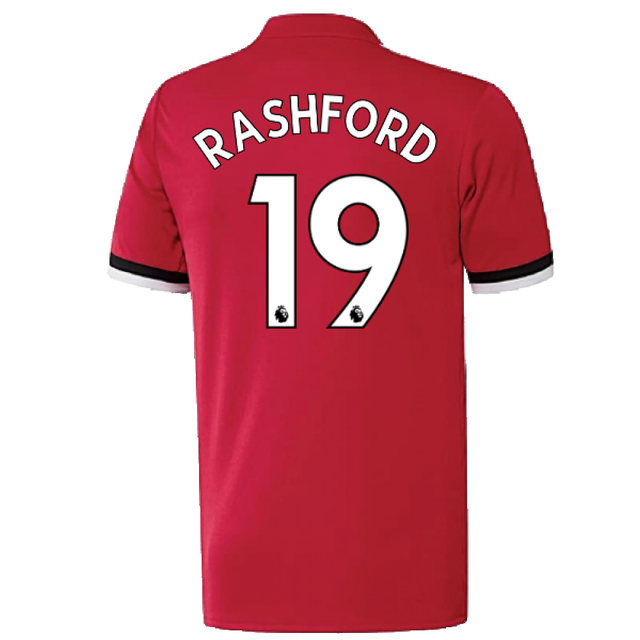 Manchester United 2017-18 Home Shirt ((Excellent) S) (Rashford 19)_2