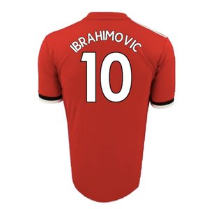 Manchester United 2017-18 Home Shirt (XLB) (Very Good) (Ibrahimovic 10)_1