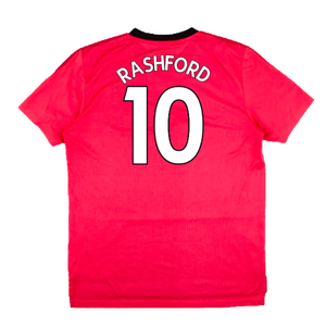 Manchester United 2018-19 Adidas Training Shirt (M) (Good) (Rashford 10)_1