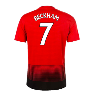 Manchester United 2018-19 Home Shirt (XL) (Good) (Beckham 7)_1