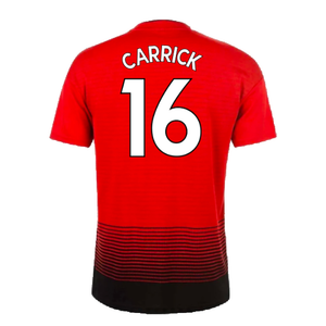 Manchester United 2018-19 Home Shirt (M) (Excellent) (Carrick 16)_1