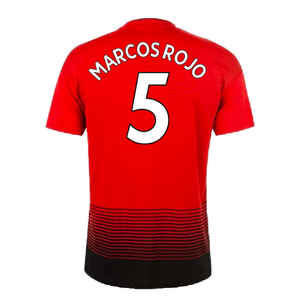 Manchester United 2018-19 Home Shirt (XL) (Good) (Marcos Rojo 5)_1