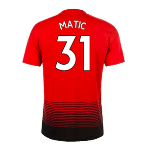 Manchester United 2018-19 Home Shirt (XL) (Good) (Matic 31)_1