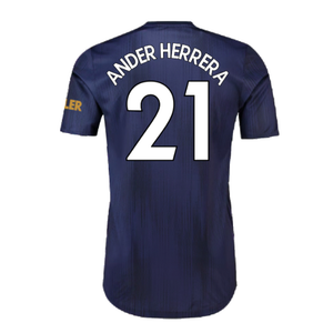 Manchester United 2018-19 Third Shirt (M) (Excellent) (Ander Herrera 21)_1