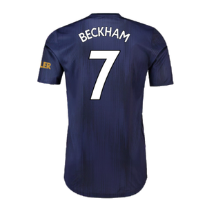 Manchester United 2018-19 Third Shirt (M) (Excellent) (Beckham 7)_1