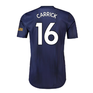 Manchester United 2018-19 Third Shirt (L) (Excellent) (Carrick 16)_1