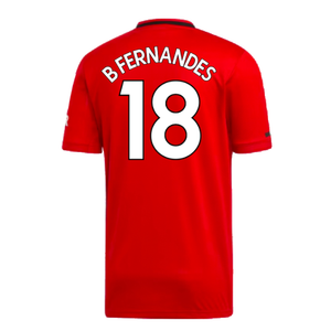 Manchester United 2019-20 Home Shirt (Excellent) (B Fernandes 18)_1