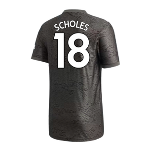 Manchester United 2020-21 Away Shirt (XL) (Excellent) (SCHOLES 18)_1