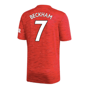 Manchester United 2020-21 Home Shirt (Excellent) (BECKHAM 7)_1