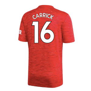 Manchester United 2020-21 Home Shirt (Excellent) (CARRICK 16)_1