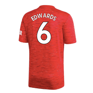 Manchester United 2020-21 Home Shirt (Mint) (EDWARDS 6)_1